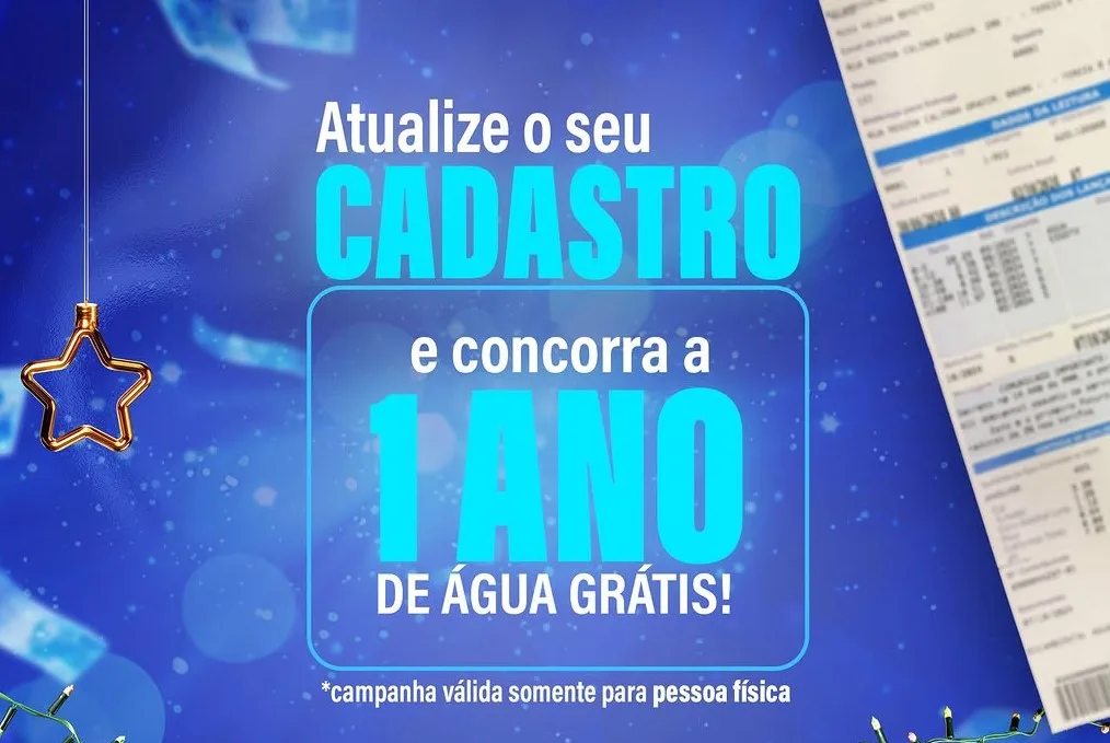 Campanha vai sortear um ano de contas de água pagas em Marília