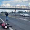 Motociclista morre no Contorno em colisão e atropelamento