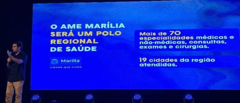 Projeto doa área para AME e Saúde mostra maquete de ‘mini-hospital’