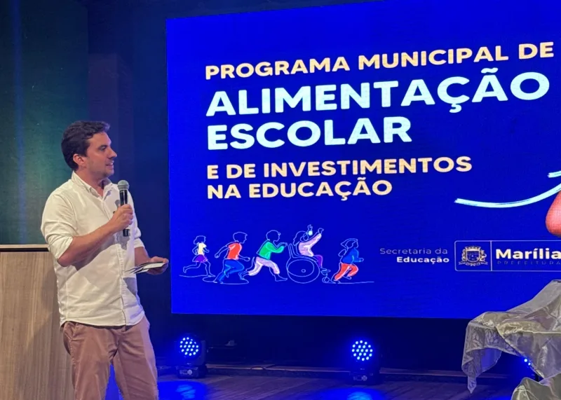 Programa de merenda escolar promete 50 itens com carne todo dia em Marília