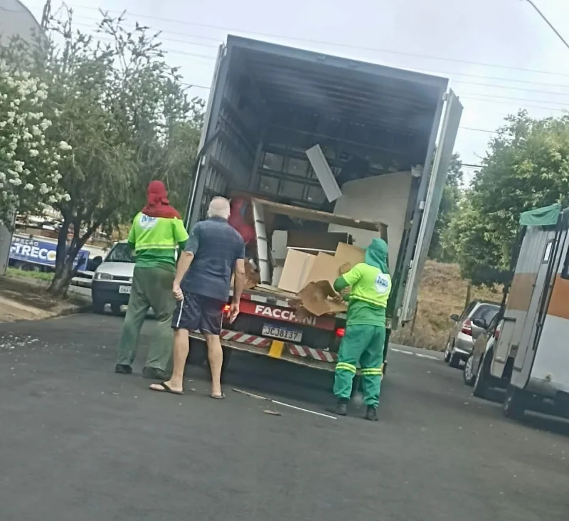 Chuva suspende operação Cata-Treco