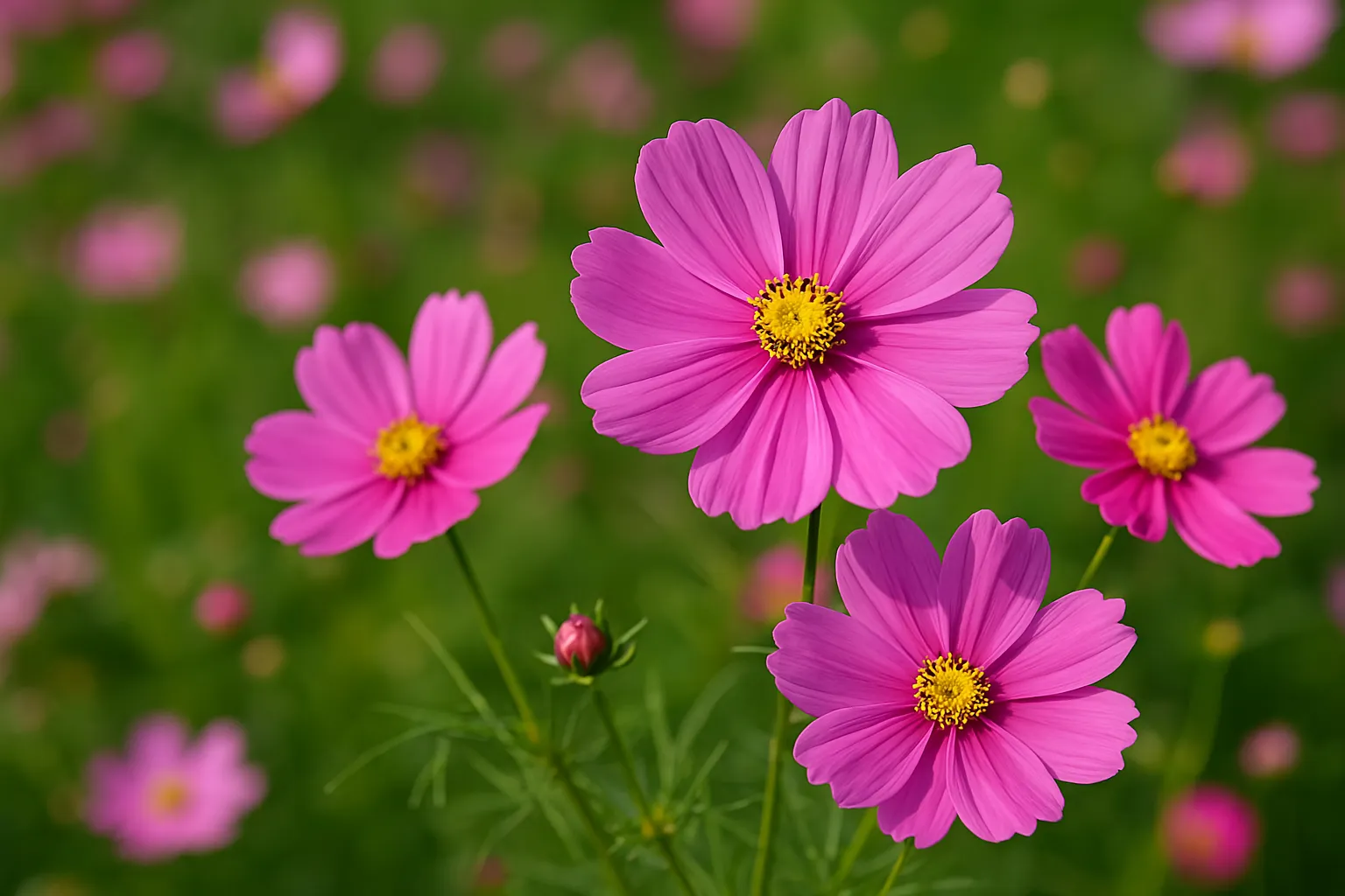 4 dicas para a Cosmos, florzinha que adora sol e cresce muito rápido
