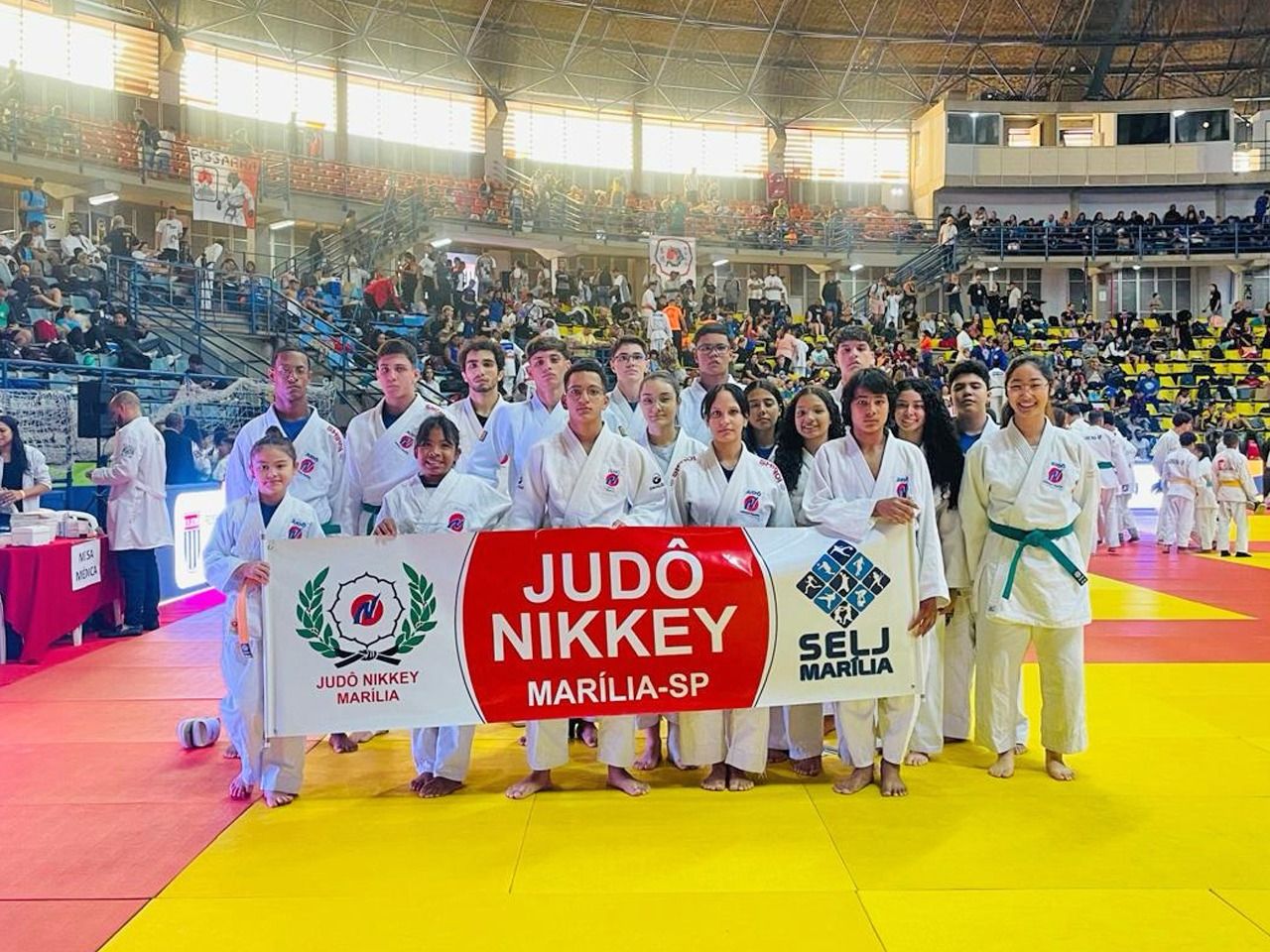 Judô Nikkey conquista medalhas em competição nacional com 210 clubes