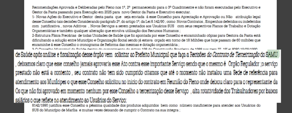 Família espera horas por Samu em Marília