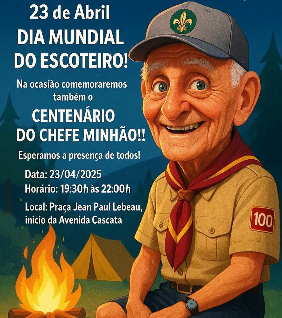 Marília terá homenagem a escoteiros e centenário de Jean Paul Lebeau 'Minhão'