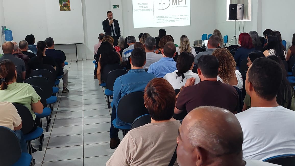 MPT capacita saúde na região para identificar trabalho escravo