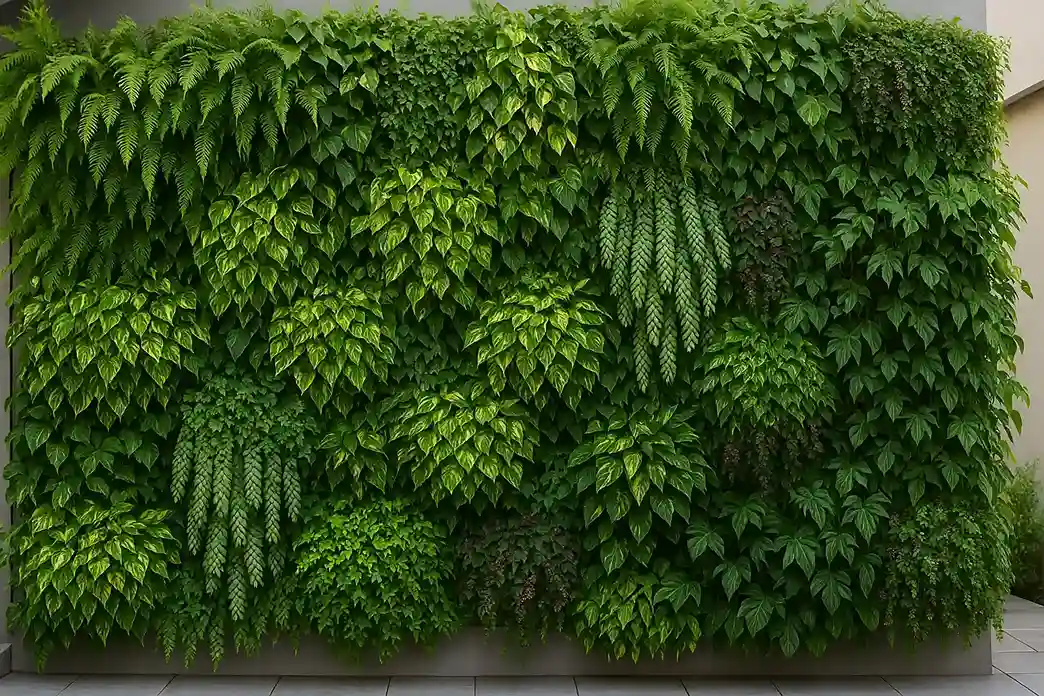 Parede viva natural as melhores plantas e como acelerar o fechamento dos espaços