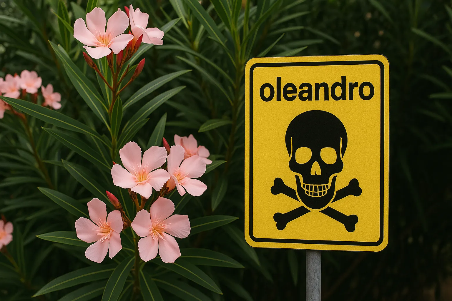 Oleandro saiba o quão tóxica esta planta pode ser e seus perigos