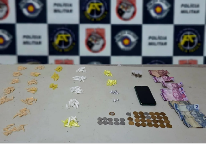 Homem de 35 anos preso com 250 porções de drogas em Vera Cruz