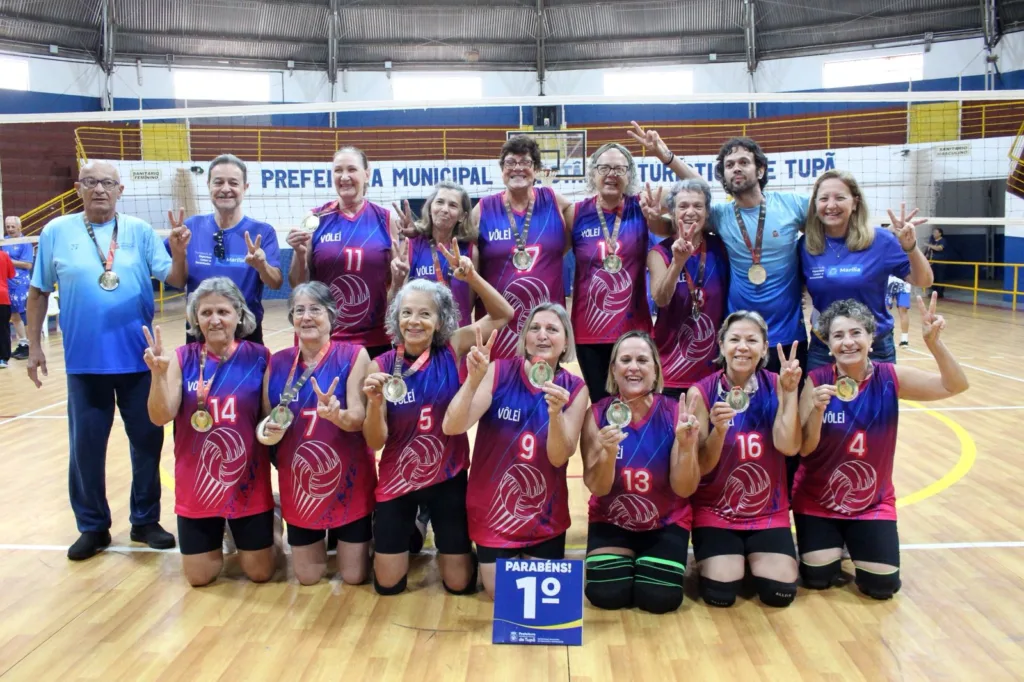 Melhor Idade de Marília termina Jogos no Top 3 regional