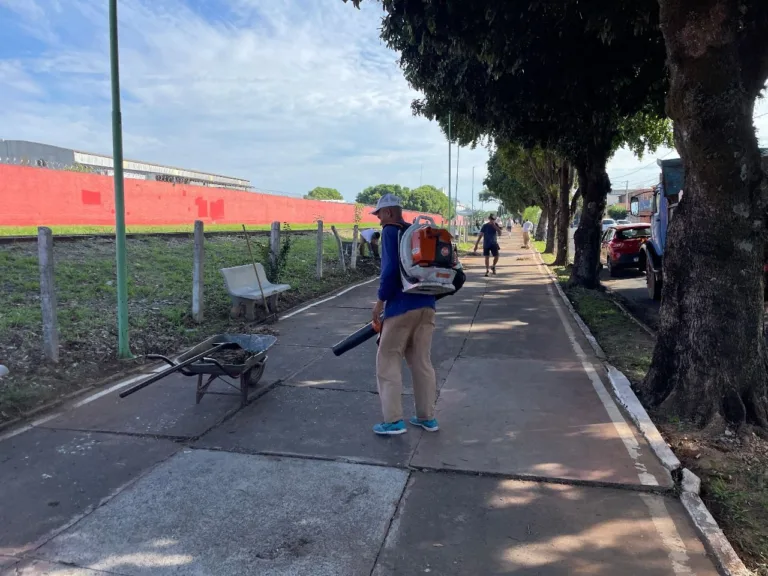 Prefeitura inicia reestruturação da pista de cooper na Pedro de Toledo