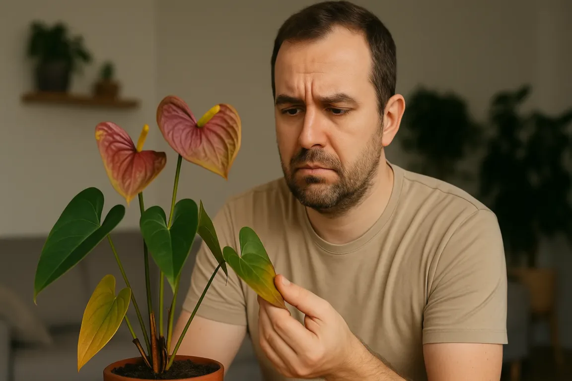 Seu antúrio mostra esses 3 sinais claros de que não está feliz no ambiente Seu antúrio mostra esses 3 sinais claros de que não está feliz no ambiente