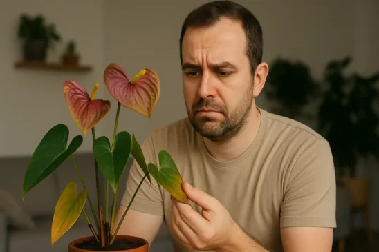 Seu antúrio mostra esses 3 sinais claros de que não está feliz no ambiente