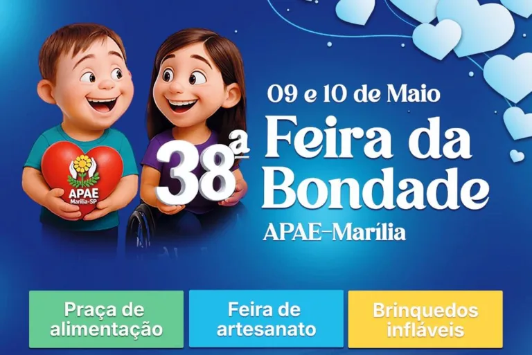 Apae de Marília abre Feira da Bondade com shows e ação social