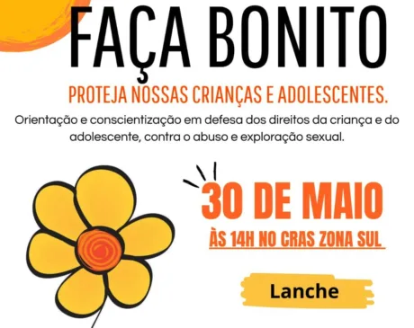 Evento nesta sexta une lazer e prevenção contra violência