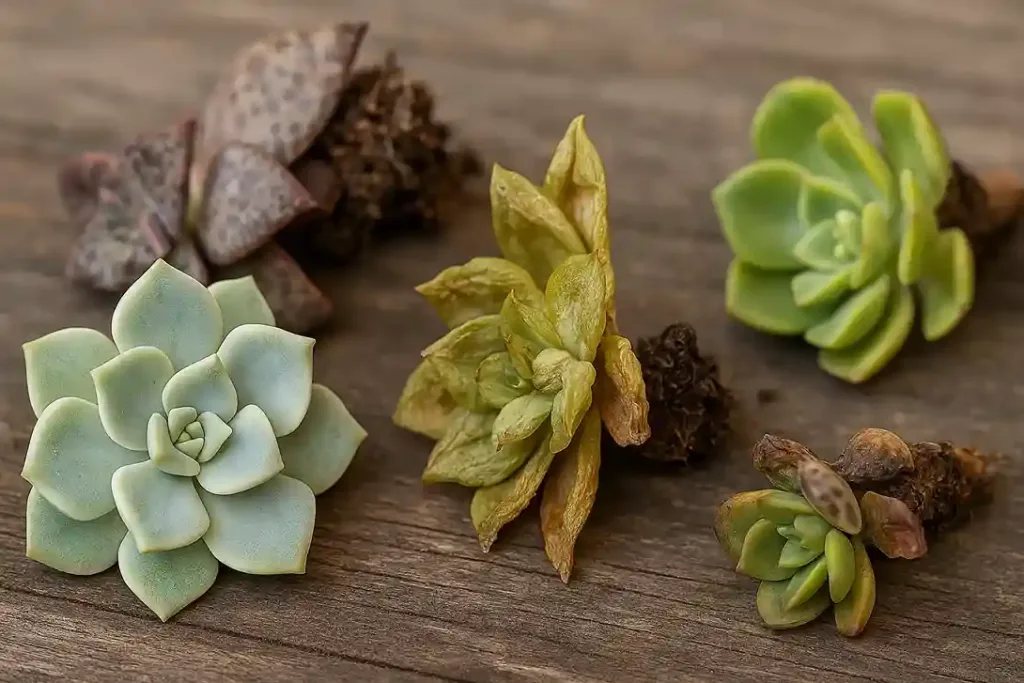 Suculentas 5 sinais de que sua planta está desidratada ou apodrecendo