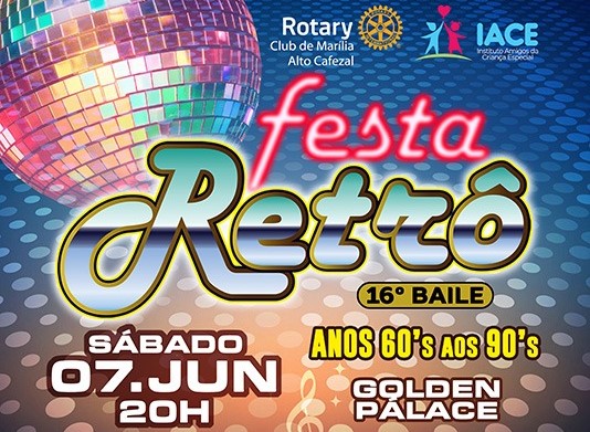 Festa Retrô em Marília terá bandas e renda para ação social