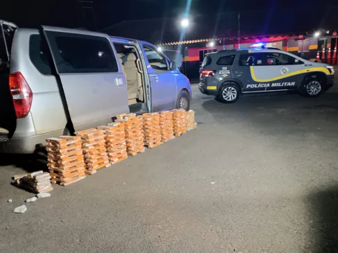 Casal do Paraguai é preso com 190kg de maconha em Palmital