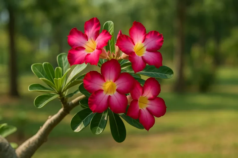Rosa-do-Deserto no Dia das Mães charme exótico cheio de beleza e significado