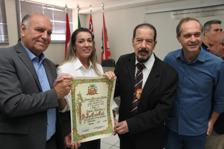 Delegado José Carlos Costa recebe título de Cidadão Mariliense