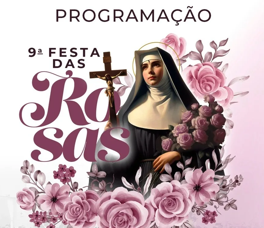 Festa das Rosas terá missionário da Canção Nova e lazer em Marília