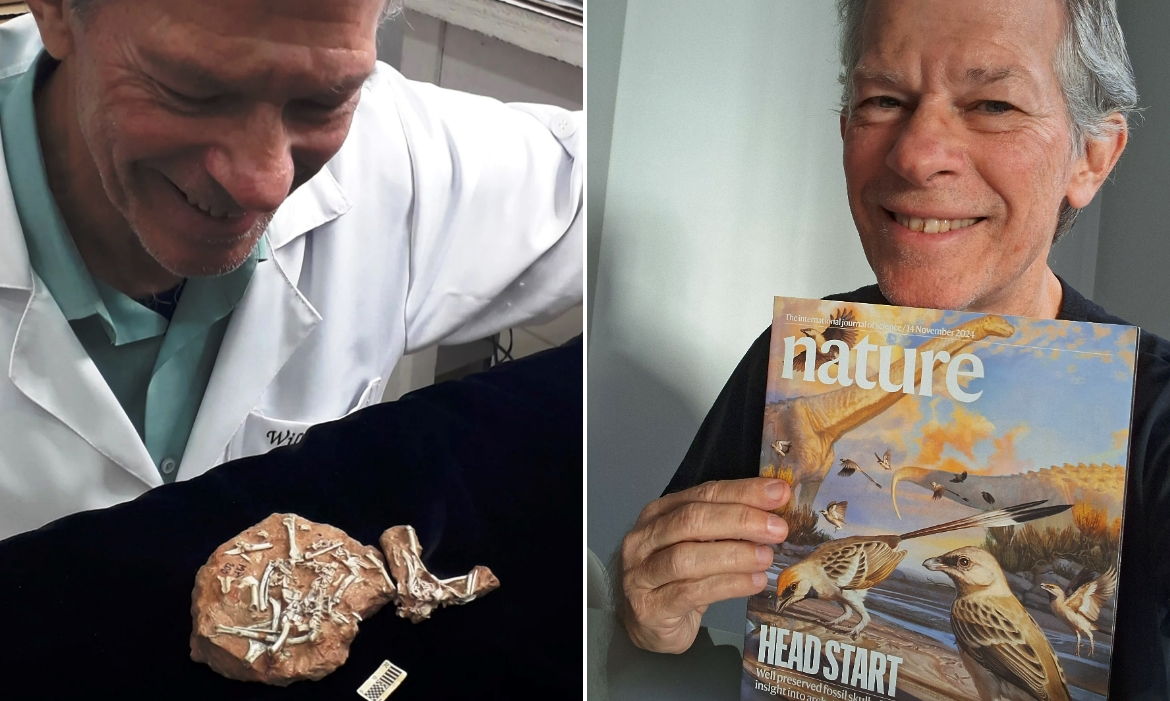Museu recebe revista Nature com fóssil de Marília na capa