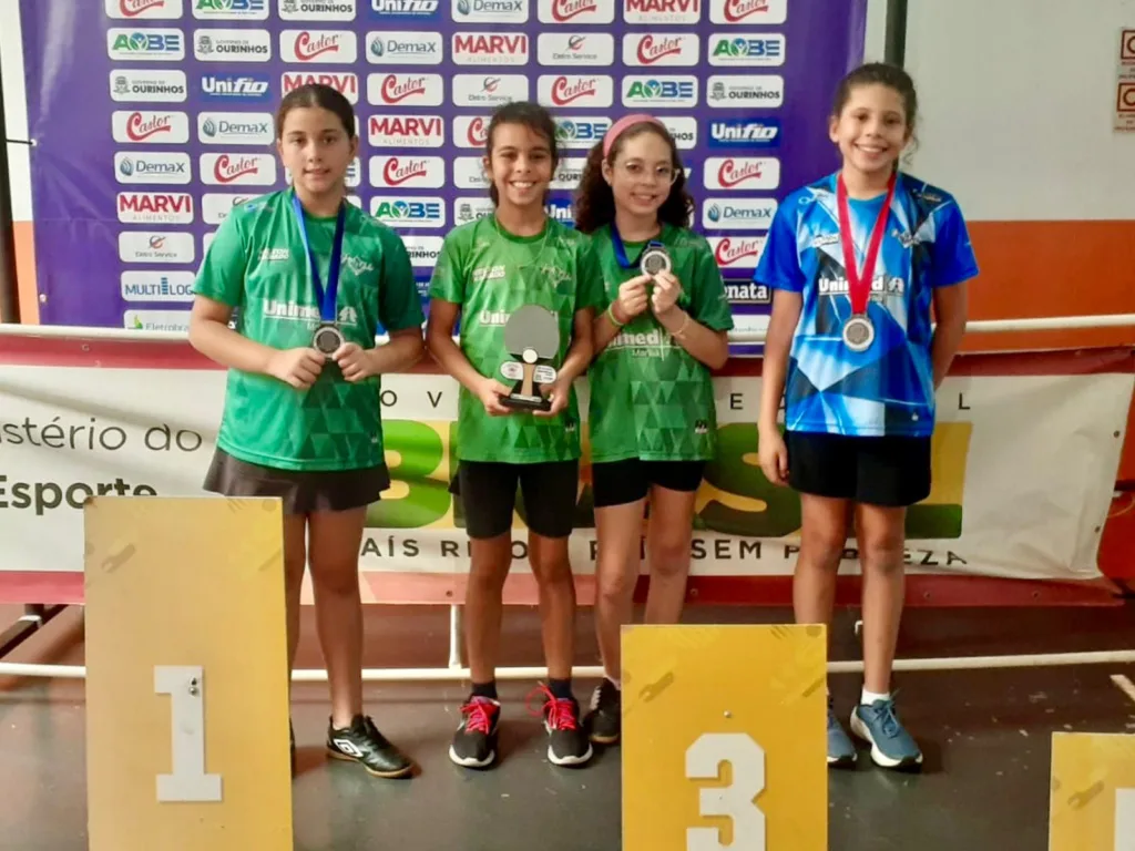 Tênis de Mesa vence etapa da Liga Oeste com 32 medalhas