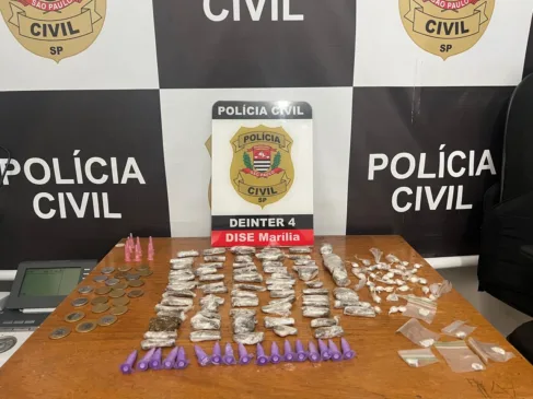 dise faz prisão em flagrante por tráfico na zona norte