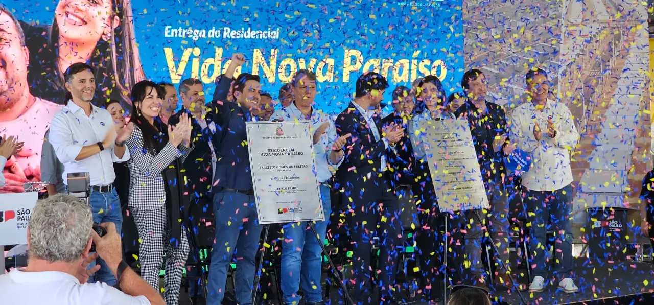 Entrega de casas com Tarcísio e secretário anuncia mais unidades e obras Entrega de casas com Tarcísio e secretário anuncia mais unidades e obras