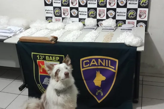 Operação contra tráfico apreende 18kg de de drogas em favela