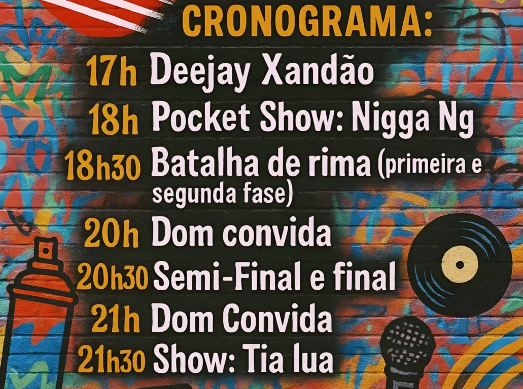 União das Batalhas faz seletiva em Marília para Semana do Hip Hop