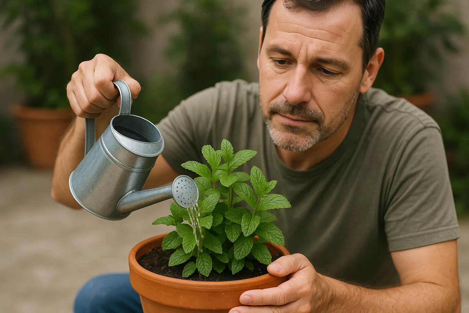 6 dicas para sua hortelã crescer com vigor (vaso certo e rega fazem toda diferença)