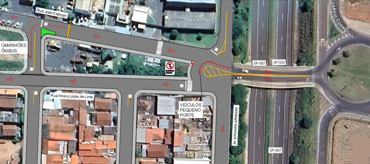 Teste em ruas avalia mudança no trânsito da zona norte