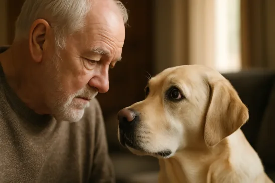 Seu cachorro fica te encarando parado