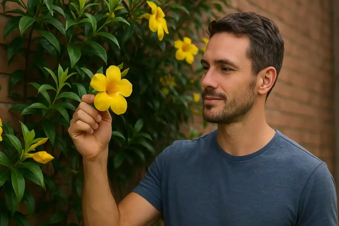 5 motivos para cultivar a trepadeira Alamanda amarela que floresce o ano todo