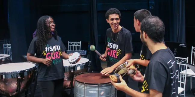 Percussão do Guri de Marília faz concertos e entra no calendário do Estado