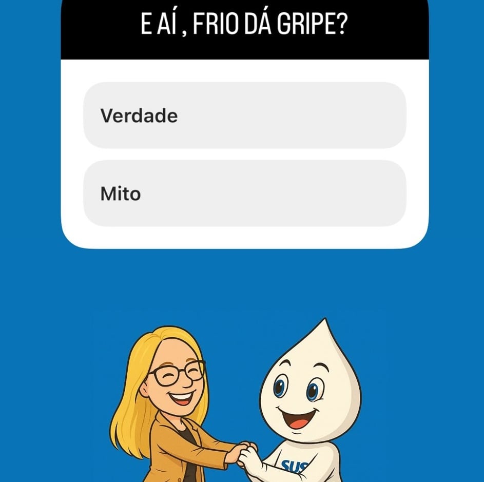 Frio causa gripe? Secretária explica e incentiva vacina