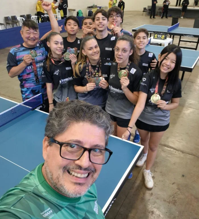 Meninas do Tênis de Mesa vencem Jogos Abertos  da Juventude