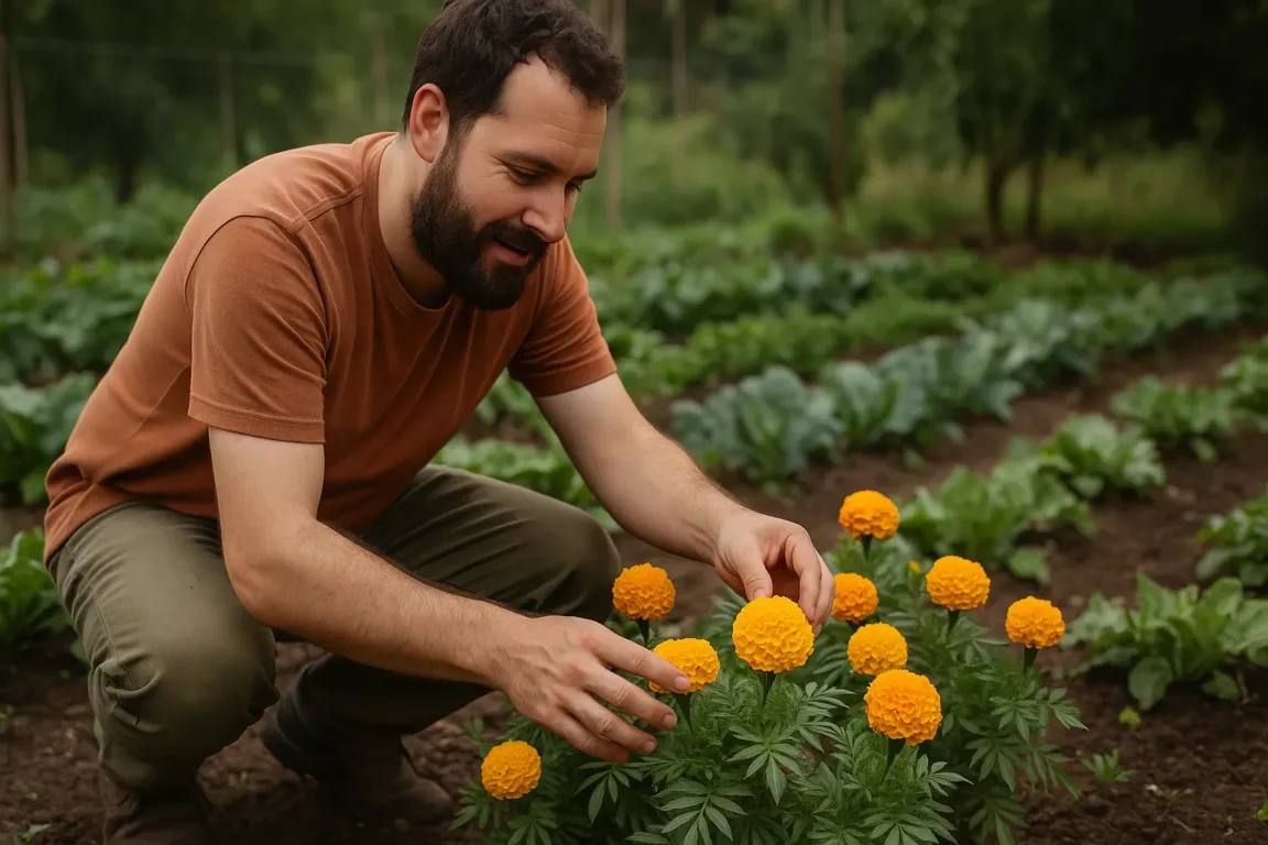 Como o cravo-de-defunto protege sua horta em menos de 1 semana