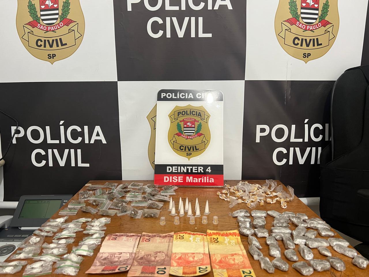 jovem preso pela Dise por tráfico na Zona Norte