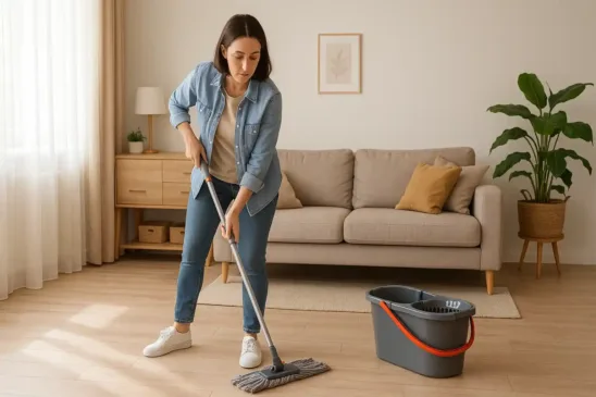 O truque com o mop que elimina a bagunça no chão e poupa horas da sua faxina