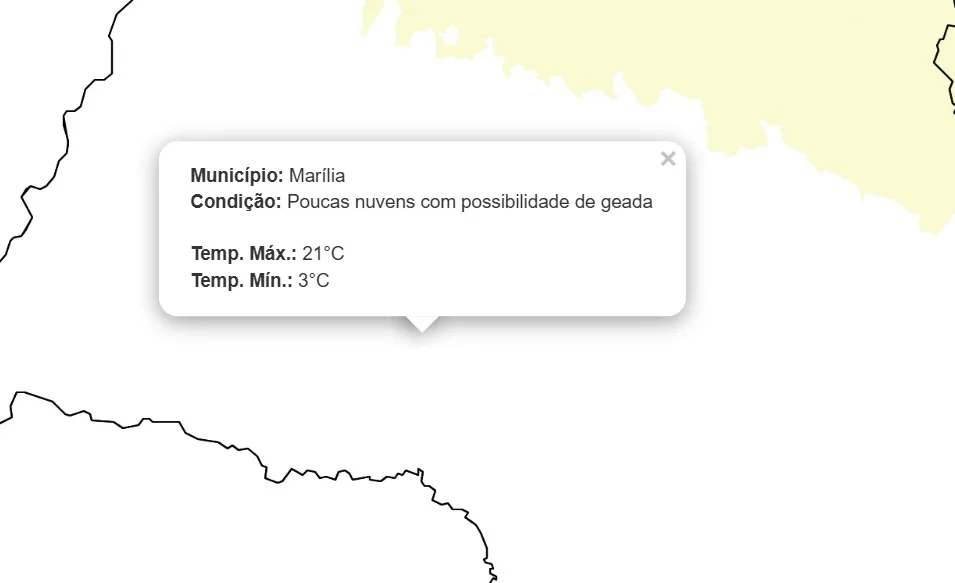Frio e risco de geada têm alertas do Inmet, Climatempo e Defesa Civil