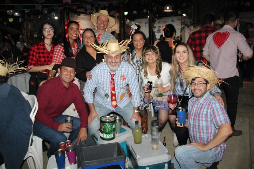Festa Junina do casal Paulinho e Cynthia