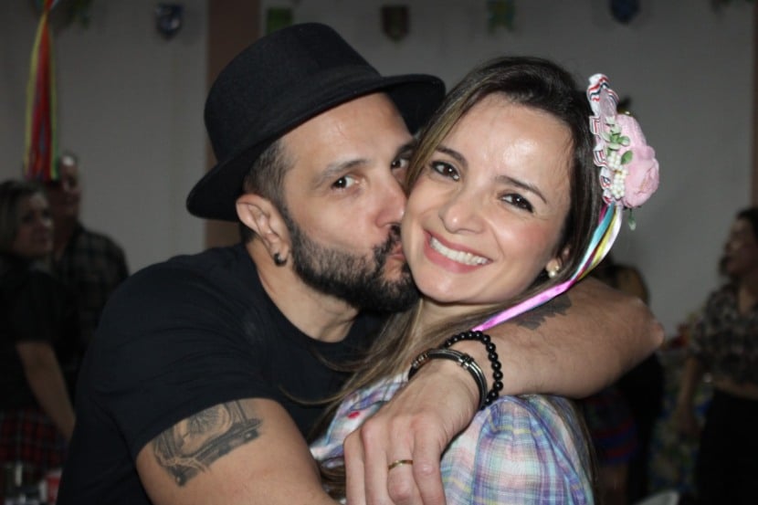 Festa Junina do casal Paulinha e Cynthia
