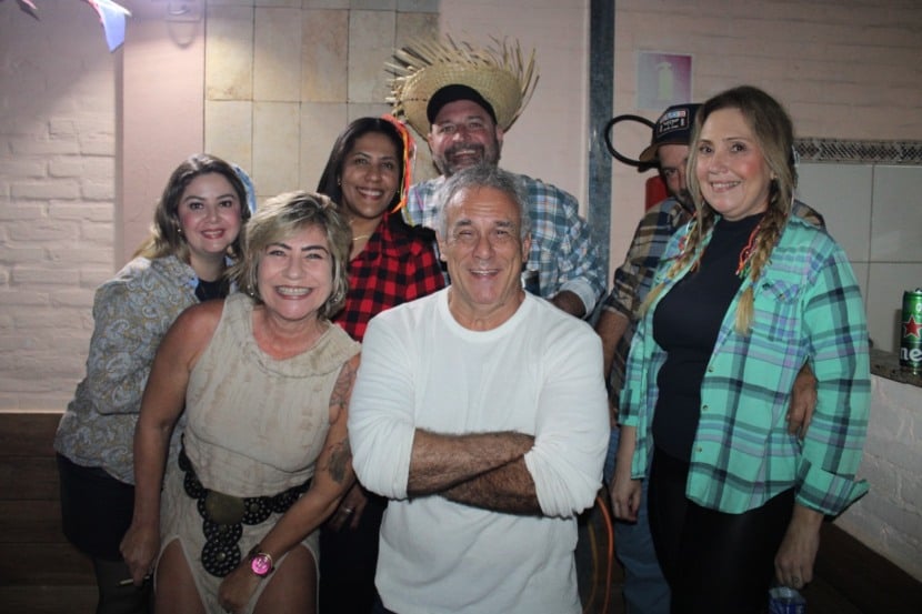 Festa Junina do casal Paulinha e Cynthia