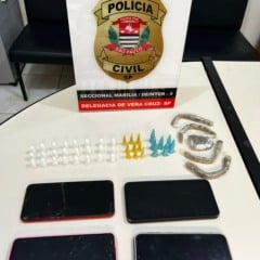 Casal é preso por tráfico em operação da Polícia Civil em Vera Cruz