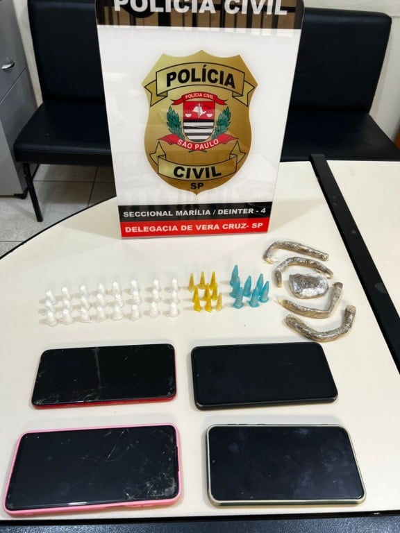 Casal é preso por tráfico em operação da Polícia Civil em Vera Cruz