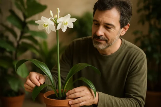 Como cuidar do lírio-do-amazonas em vasos e turbinar a florada