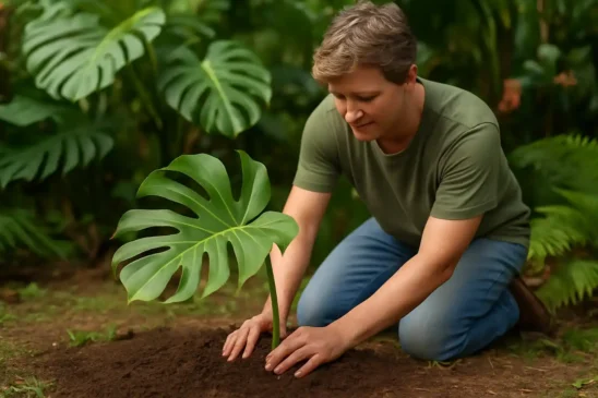 Como plantar costela-de-adão e criar um jardim tropical