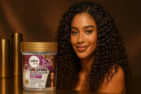 Definir cachos em casa como usar a Gelatina Salon Line SOS Cachos